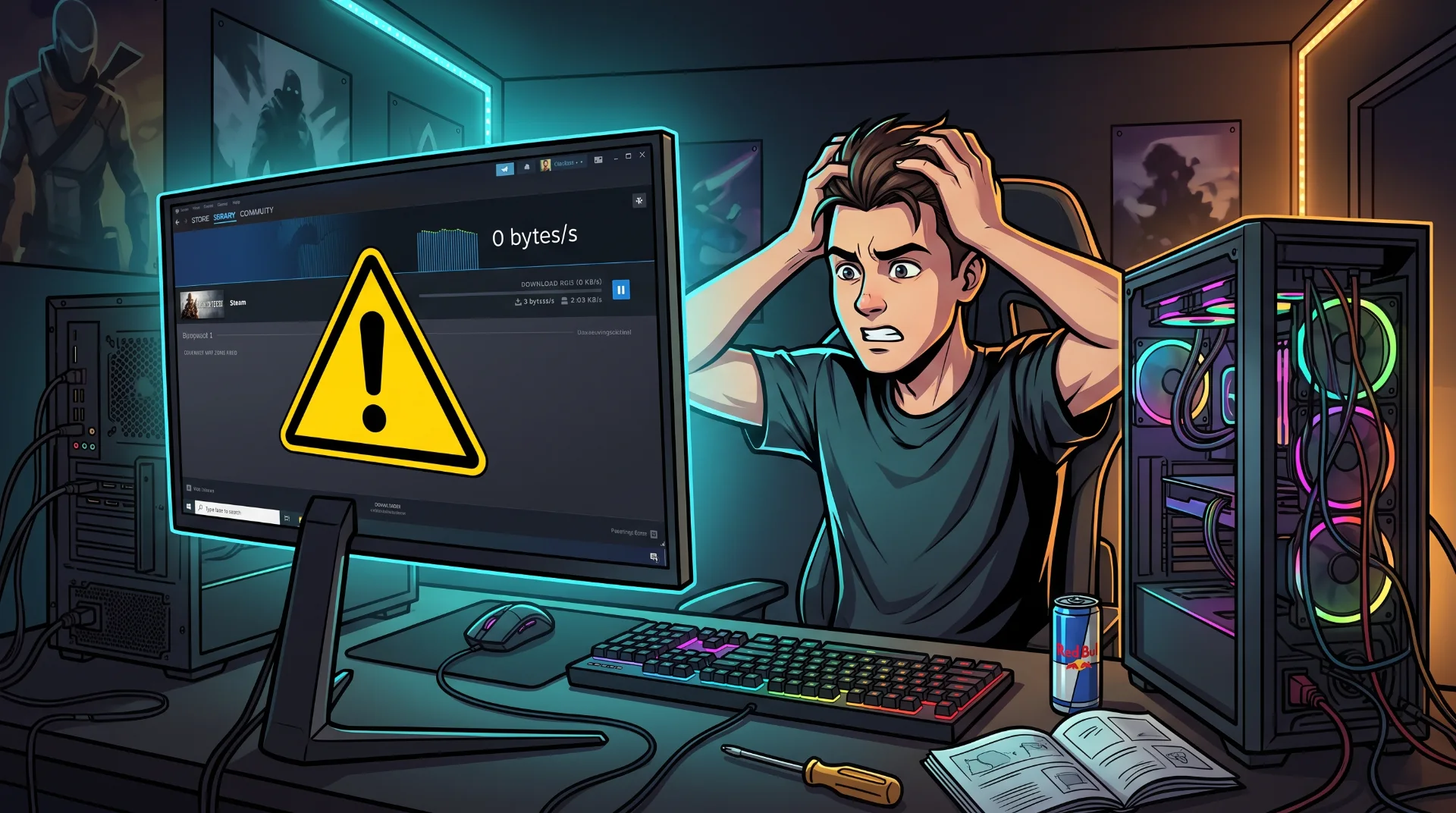 Steam Download Fix (No Internet Connection Error)
