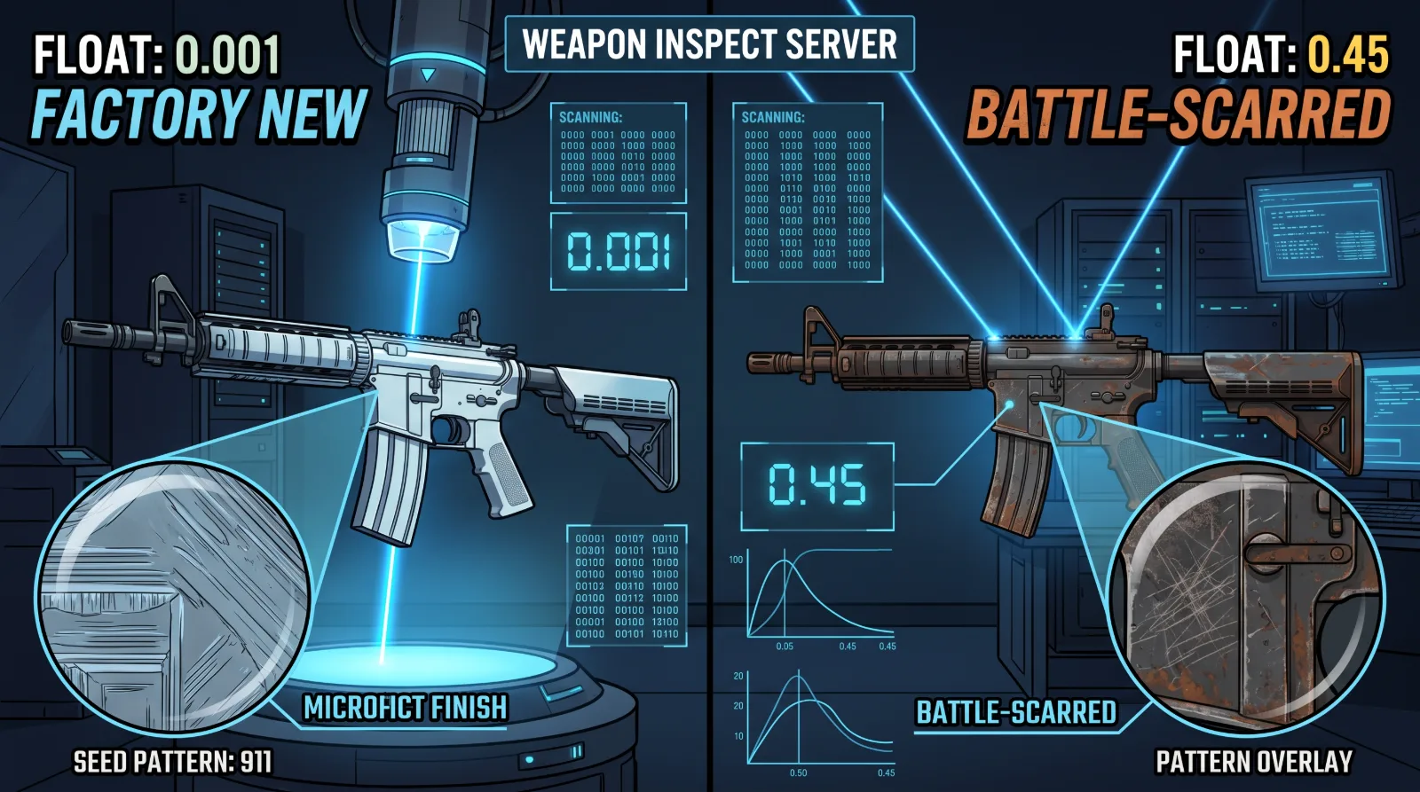 compare factory new battle scarred
