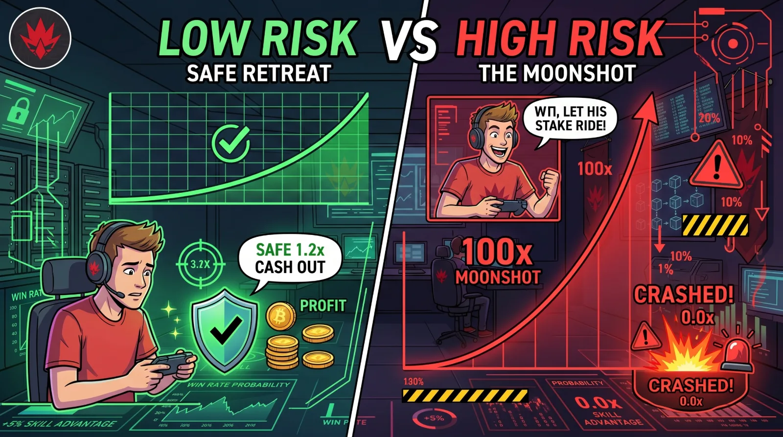 low risk vs high risk low risk vs high risk