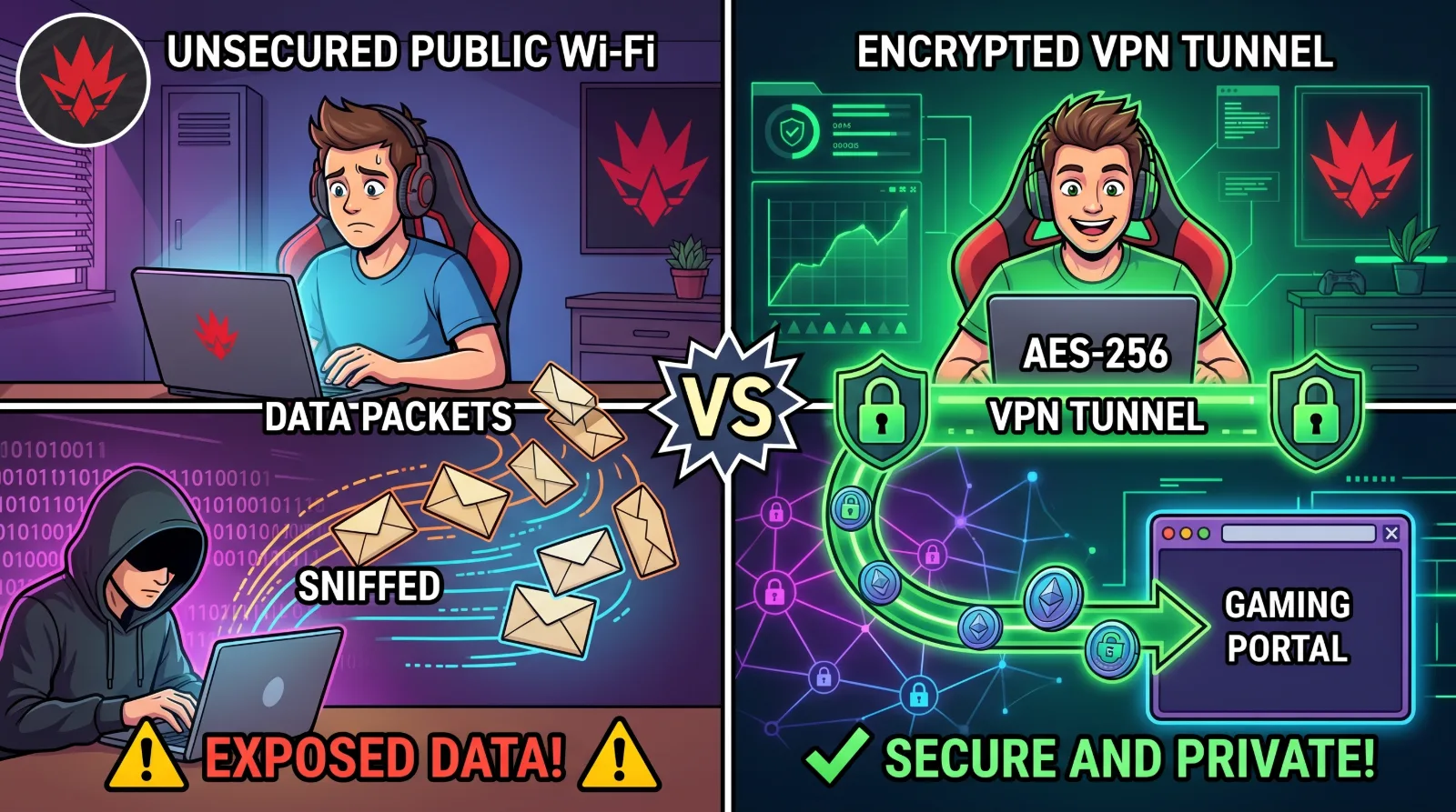 unsecured vs encrypted unsecured vs encrypted