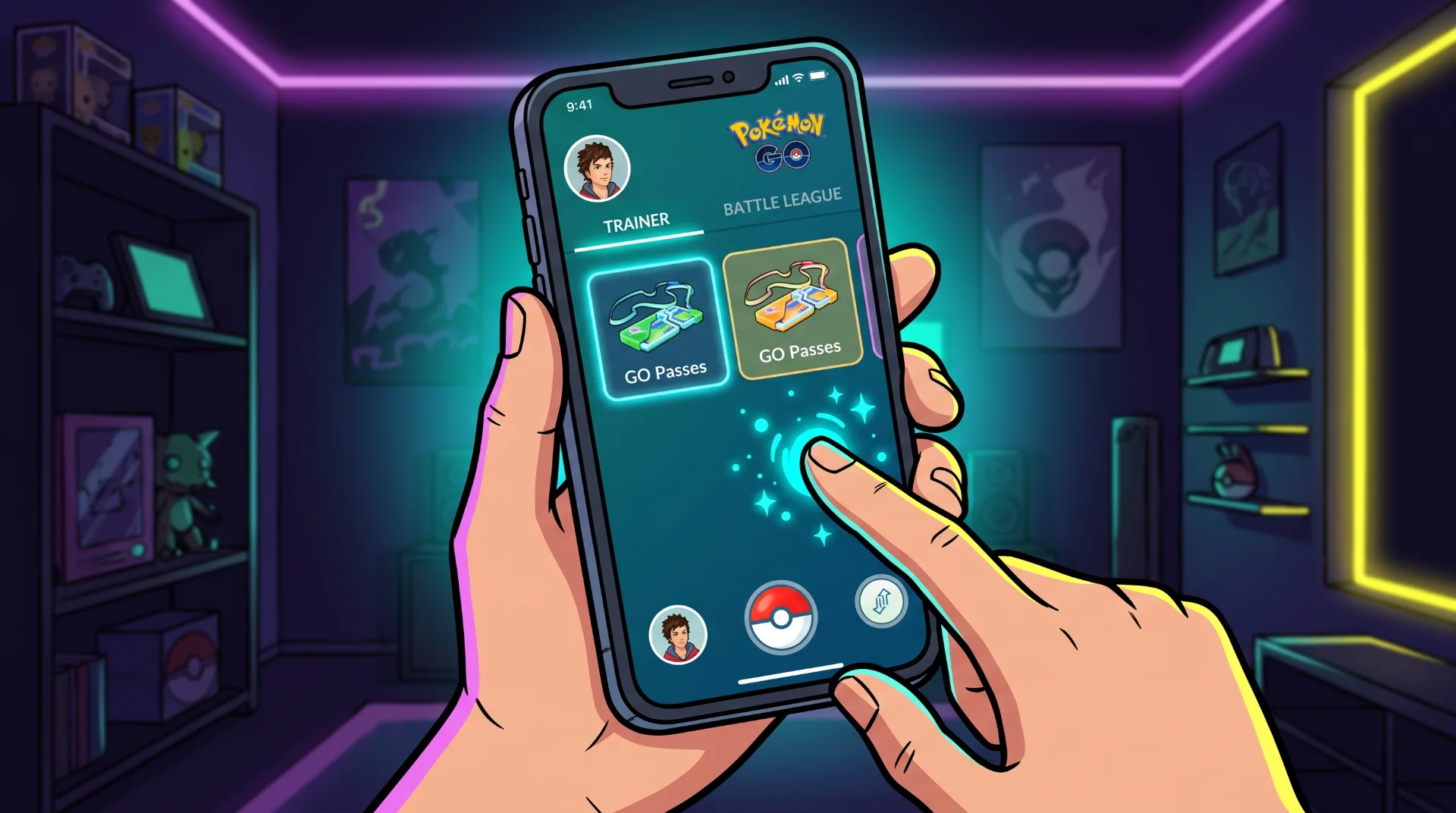 Pokémon GO Tests Dedicated GO Pass Menu Tabs in Version 0.433.0