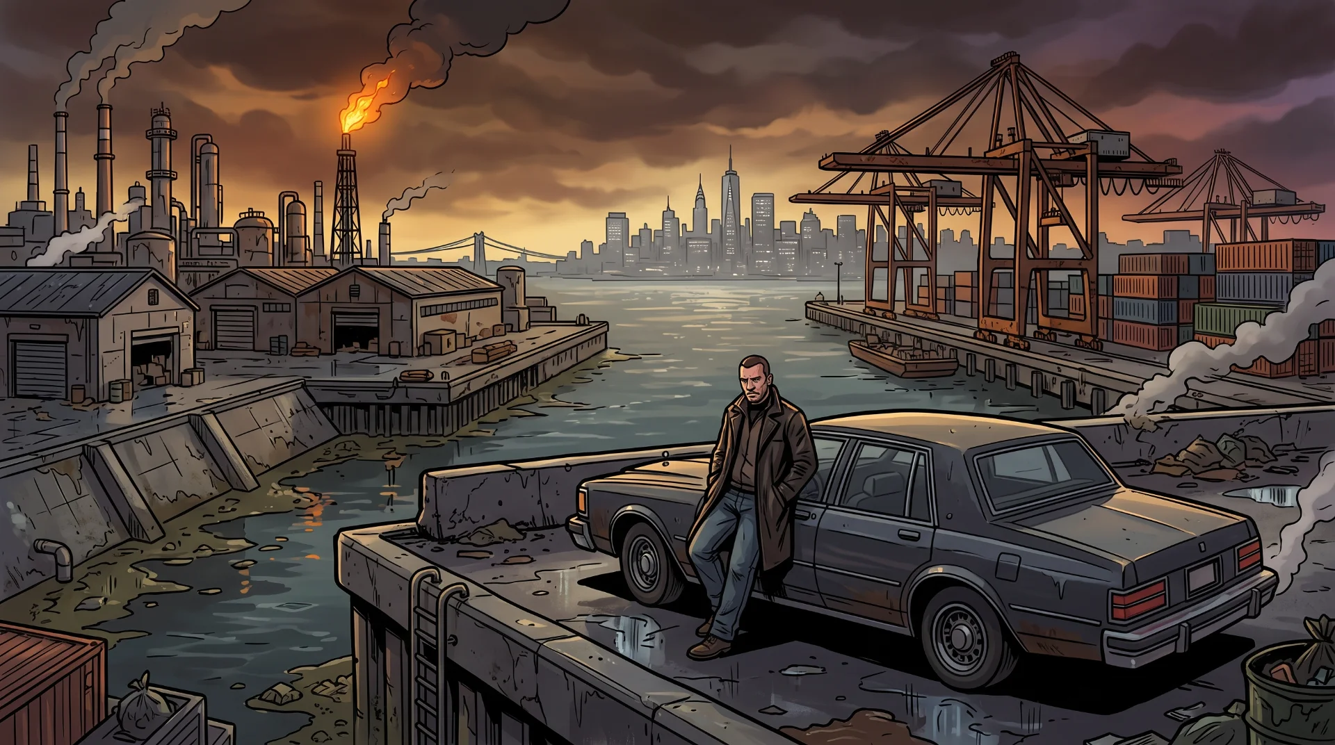 Alderney in GTA 4: Lore, Mafia Syndicates & The Design of Rockstar's New Jersey