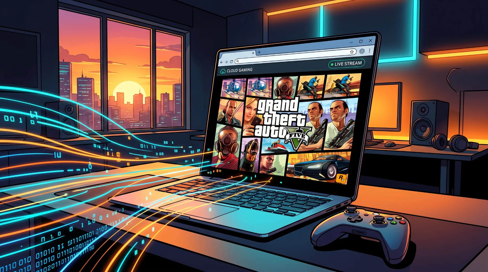 GTA 5 in Browser: How Cloud Streaming & Web Portals Run Without Downloads