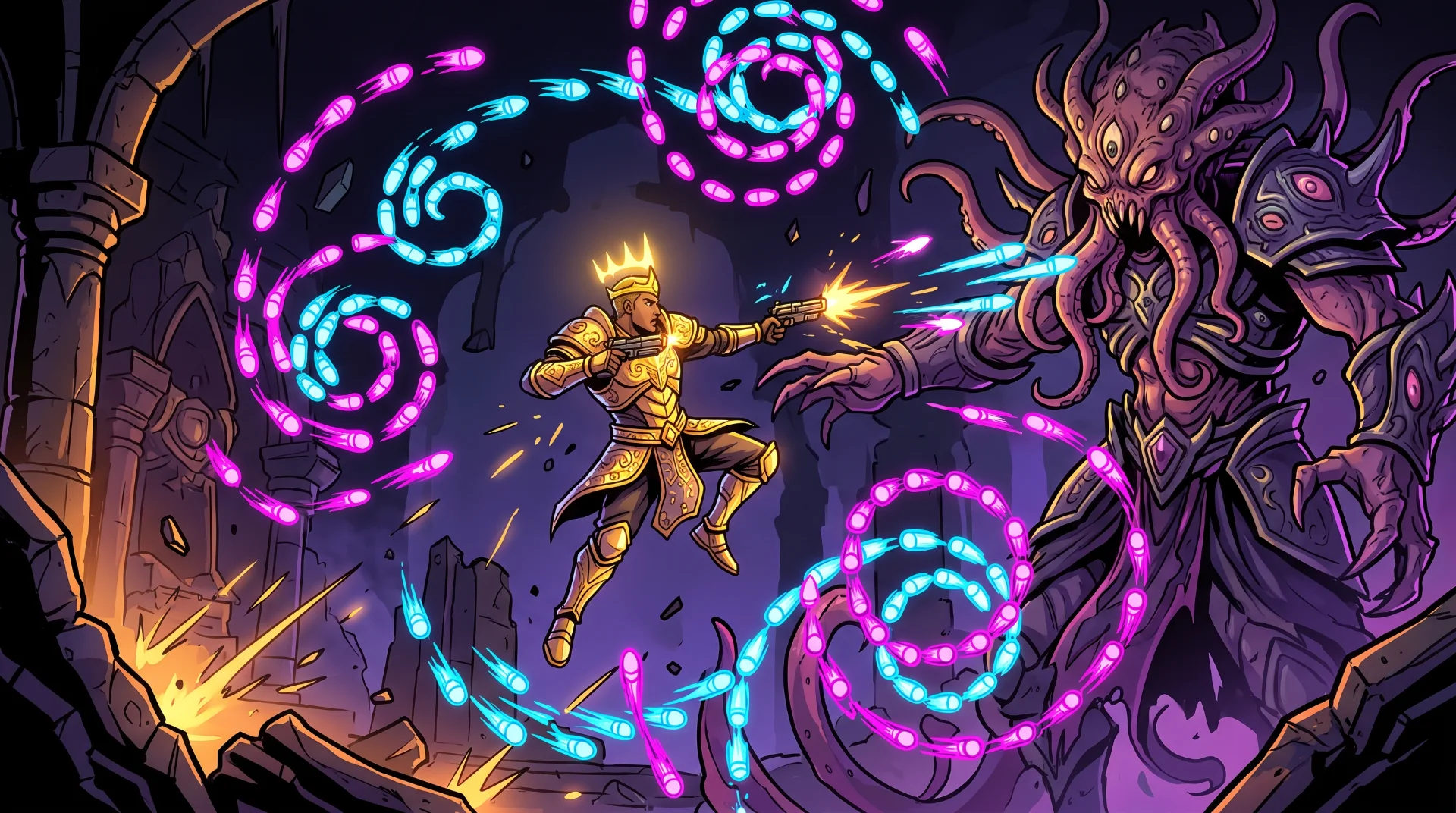 Saros Zenith Update Shadowdropped: Overlord Rush, New Game+ & Gold Armor