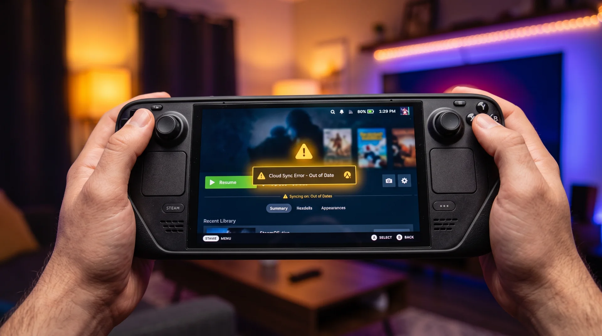 Steam Deck Cloud Sync Error: How to Fix Out of Date Saves on Handhelds