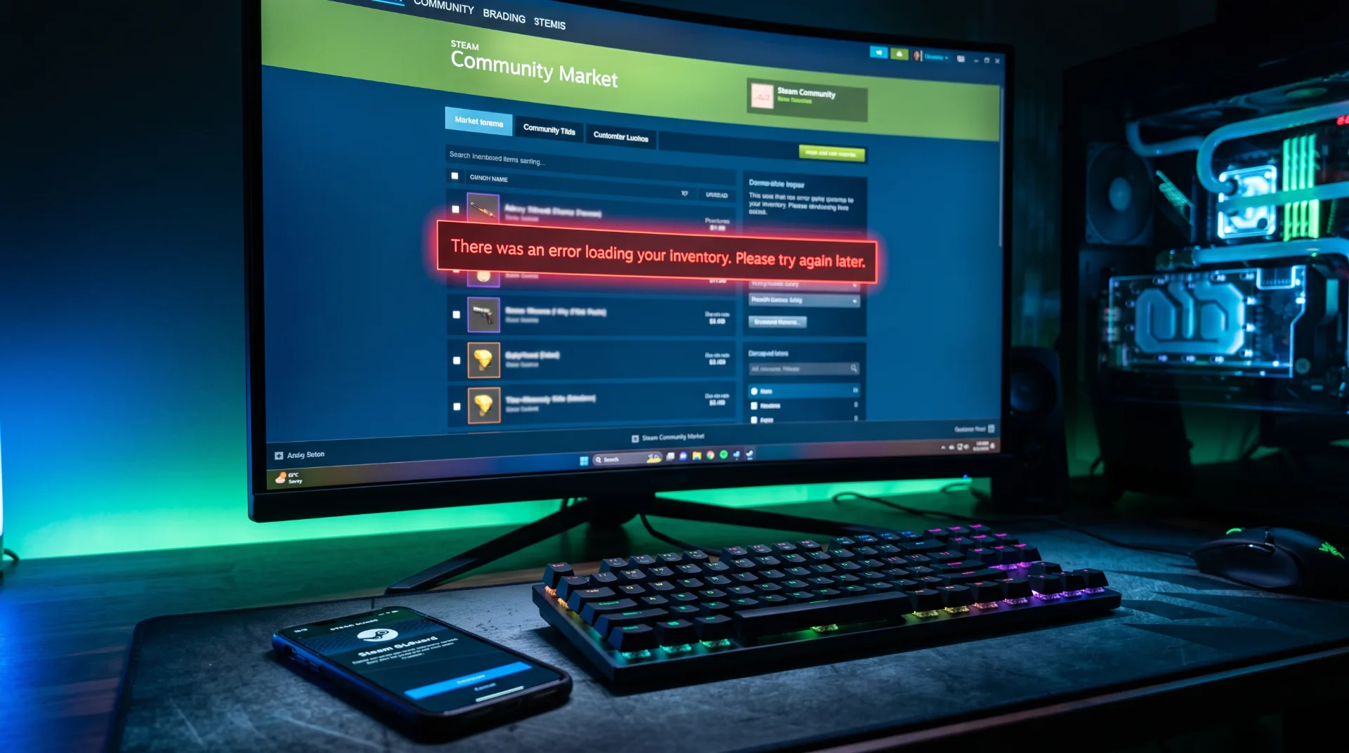 Steam Market Error: How to Fix Failed Inventory Loads & Buy Orders