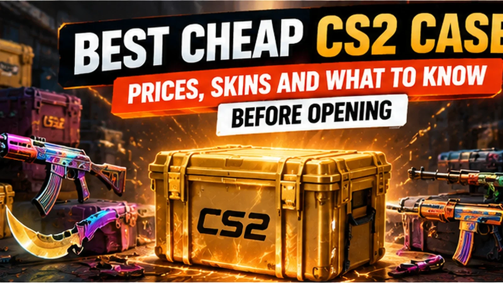 Best Cheap CS2 Cases: Prices, Skins and What to Know Before Opening